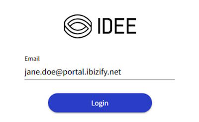 Click the IDEE Login button