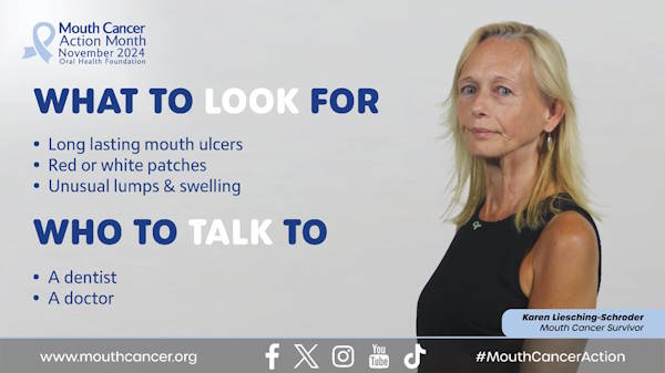 Mouth cancer - what to look for, who to talk to